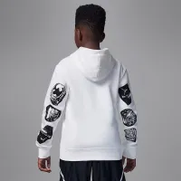 Nike Jordan MVP Big детские Fleece Pullover Толстовка с капюшоном цвет белый