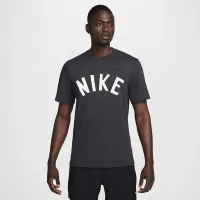 Nike Primary Swoosh мужские Dri-FIT Short-Sleeve Versatile Top цвет черный