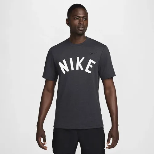 Nike Primary Swoosh чоловічі Dri-FIT Short-Sleeve Versatile Top колір чорний