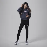 Nike Jordan Deloris Jordan Flowers Big дитячі Толстовка з капюшоном колір сірий