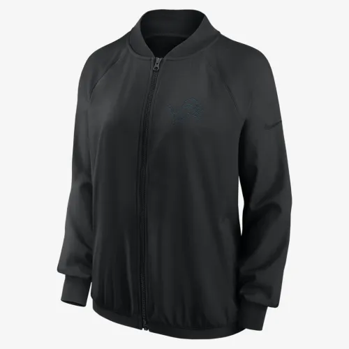 Detroit Lions жіноча Nike Dri-FIT NFL Full-Zip Куртка колір чорний
