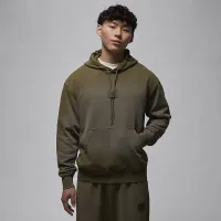 Nike Jordan Flight Fleece мужские Pullover Толстовка с капюшоном цвет зеленый