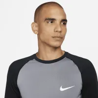 Nike Dri-FIT чоловічі 3/4-Length Sleeve Baseball Top колір сірий
