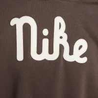Nike Sportswear Club Fleece женская оверсайз Cropped Толстовка с капюшоном цвет коричневый