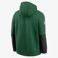 New York Jets Logo Team Issue Club чоловічі Nike NFL Pullover Толстовка з капюшоном колір чорний