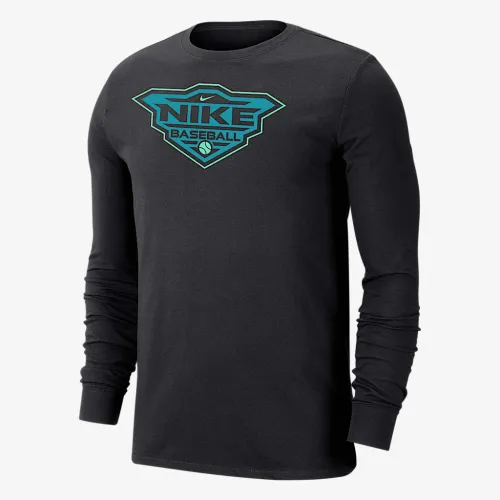 Nike Baseball чоловічі Dri-FIT Long-Sleeve футболка колір чорний