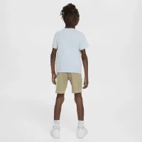 Nike Sportswear Reimagine Little детские French Terry шорты набор цвет коричневый