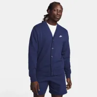 Nike Club чоловічі Knit Fairway Cardigan блакитний