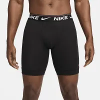 Nike Ultra Comfort чоловічі Dri-FIT Long Boxer Brief (3 пари) колір чорний