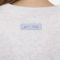 Nike Sportswear Phoenix Fleece женская оверсайз Crew-Neck Logo свитшот цвет коричневый