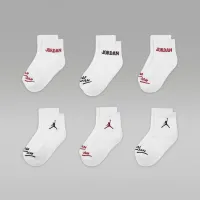 Nike Jordan Legend детские Ankle носки Box набор (6-пары) цвет белый