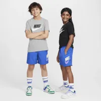 Nike Sportswear Big дитячі Woven шорти блакитний