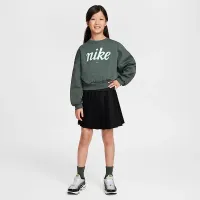 Nike Sportswear Club Fleece Girls' Boxy Crew-Neck свитшот цвет зеленый