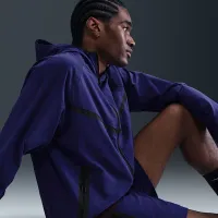 Nike Tech чоловічі Woven шорти колір фіолетовий
