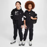 Nike Air Big детские Fleece Full-Zip Толстовка с капюшоном цвет черный