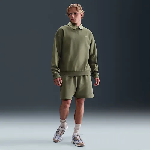 Nike Solo Swoosh чоловічі French Terry шорти колір зелений