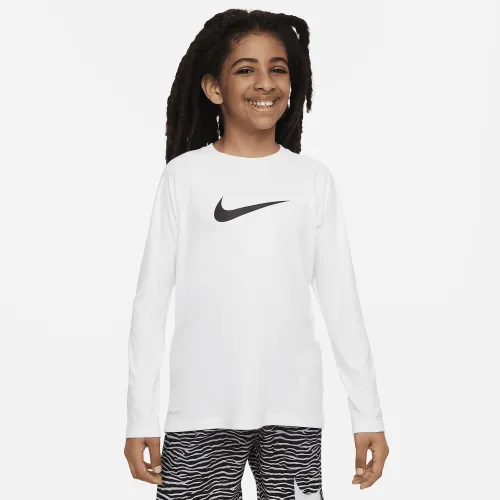 Nike Swim Big дитячі (для хлопчиків) Long-Sleeve Hydroguard колір білий