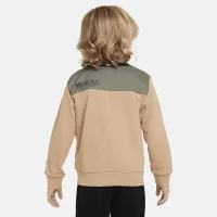 Nike Sportswear Paint Your Future Little дитячі French Terry Crew колір коричневий