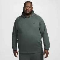 Nike Sportswear Tech Fleece мужские Pullover Толстовка с капюшоном цвет зеленый