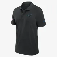 Carolina Panthers Sideline мужские Nike Dri-FIT NFL Polo цвет черный