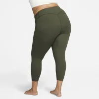 Nike Zenvy жіноча Gentle-Support З високою талією 7/8 лосіни (великі розміри) колір зелений
