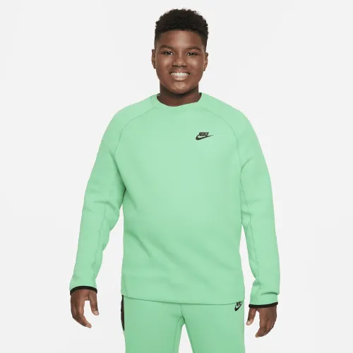 Nike Sportswear Tech Fleece Big дитячі (для хлопчиків) світшот (Extended Size) колір зелений