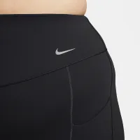 Nike Universa жіноча Medium-Support З високою талією Cropped лосіни з кишенями(великі розміри) колір чорний