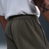 Nike Solo Swoosh мужские Cuffed Fleece Pants цвет серый