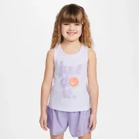 Nike Dri-FIT Sunny Swoosh Little детские Tank and шорты набор цвет фиолетовый
