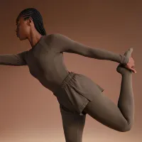 NikeSKIMS Airy жіноча Mini шорти колір коричневий