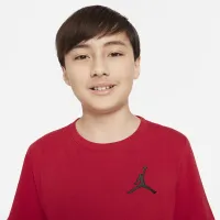 Nike Jordan Jumpman Air Big Kids' Embroidered T-Shirt Red