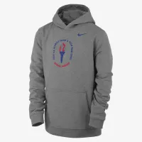 USATF Club Fleece Big дитячі Nike Running Pullover Толстовка з капюшоном колір сірий