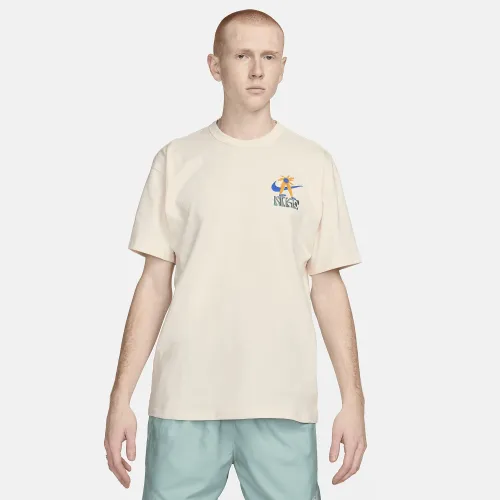 Nike Sportswear мужские Max90 футболка цвет белый