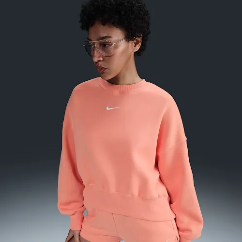 Nike Sportswear Phoenix Fleece женская Over-оверсайз Crew-Neck свитшот Orange