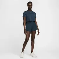 Nike One Classic жіноча Dri-FIT Short-Sleeve Cropped Top блакитний