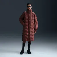 Nike Sportswear Swoosh Puffer PrimaLoft® женская Therma-FIT оверсайз Parka цвет коричневый