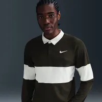 NikeCourt Slam чоловічі Dri-FIT ADV Long-Sleeve Tennis Polo колір зелений