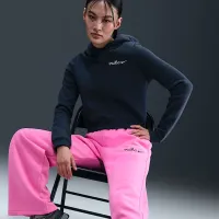 Nike Sportswear Phoenix Fleece жіноча Straight-Leg Sweatpants Pink