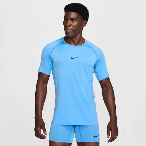Nike Pro чоловічі Dri-FIT Slim Short-Sleeve Top блакитний