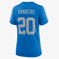 Barry Sanders Detroit Lions женская Nike NFL Game Football Jersey синий