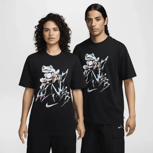 Nike SB M90 Skate футболка колір чорний
