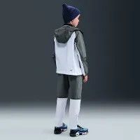 Nike Tech Big детские (для мальчиков) Woven Куртка цвет белый