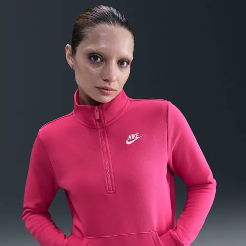 Nike Sportswear Club Fleece жіноча 1/2-Zip світшот Pink