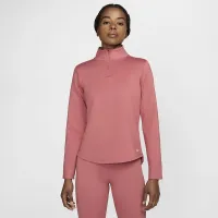 Nike Therma-FIT One женская Long-Sleeve 1/2-Zip Top Pink