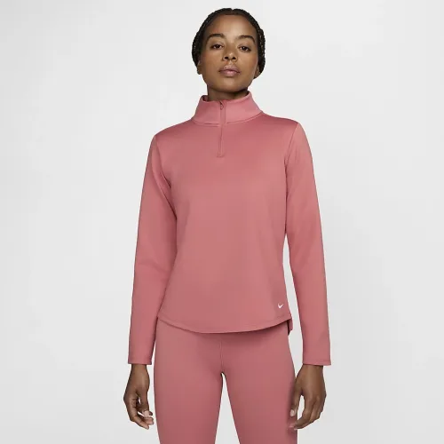 Nike Therma-FIT One женская Long-Sleeve 1/2-Zip Top Pink