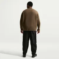 Nike Tech мужские Fleece Loose Fit Crew цвет коричневый