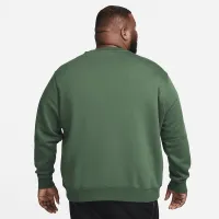 Nike Club Fleece мужские Crew цвет зеленый