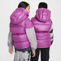 Nike Sportswear Heavyweight Synthetic Fill EasyOn Big детские Therma-FIT Repel Loose Hooded Vest цвет фиолетовый