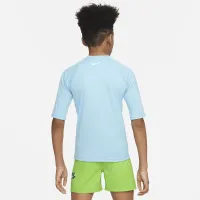 Nike Swim Scribble Big детские (для мальчиков) Short-Sleeve Hydroguard синий