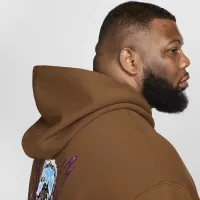 Nike SB Fleece Pullover Skate Толстовка з капюшоном колір коричневий